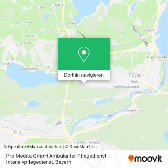 Pro Medita GmbH Ambulanter Pflegedienst Intensivpflegedienst Karte