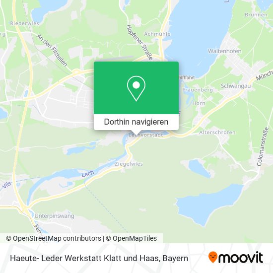 Haeute- Leder Werkstatt Klatt und Haas Karte