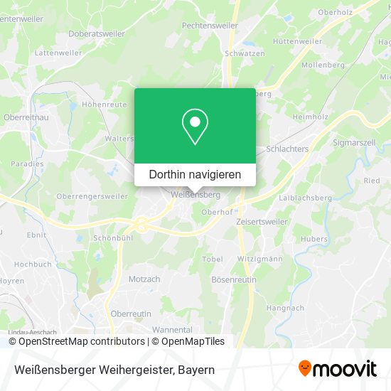 Weißensberger Weihergeister Karte