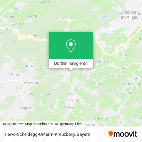 Fewo-Scheidegg-Unterm-Kreuzberg Karte