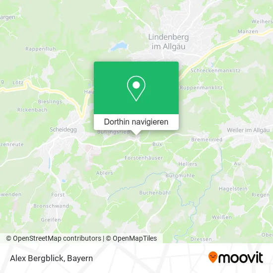 Alex Bergblick Karte