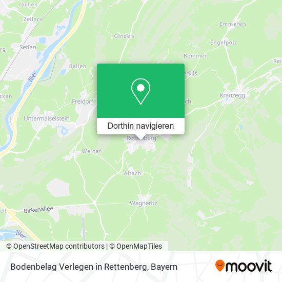 Bodenbelag Verlegen in Rettenberg Karte