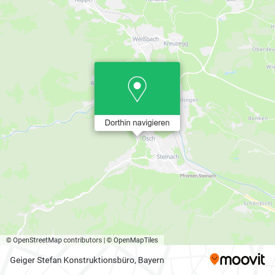 Geiger Stefan Konstruktionsbüro Karte