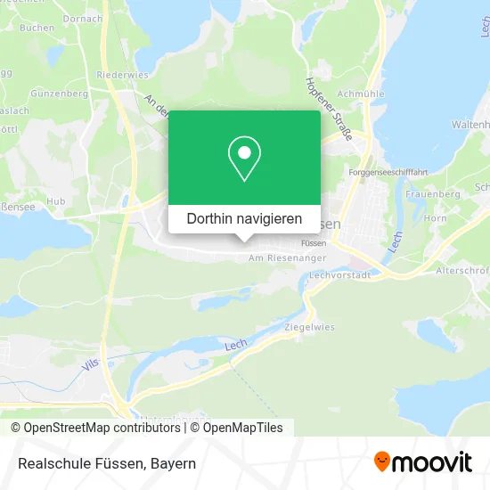 Realschule Füssen Karte