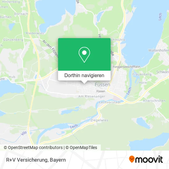 R+V Versicherung Karte