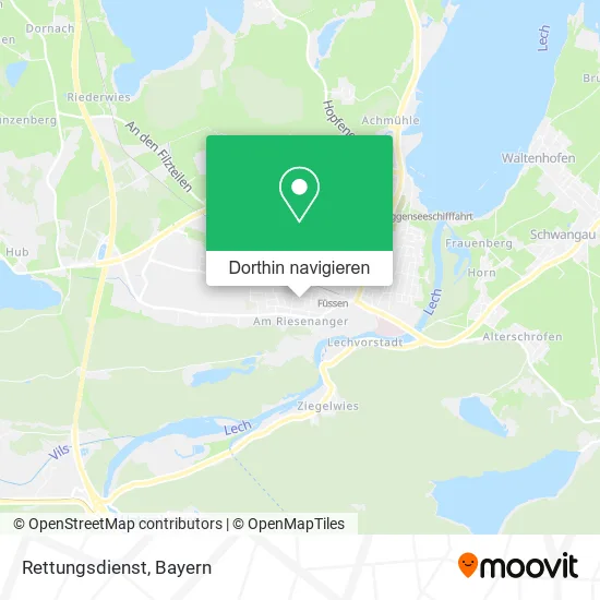 Rettungsdienst Karte