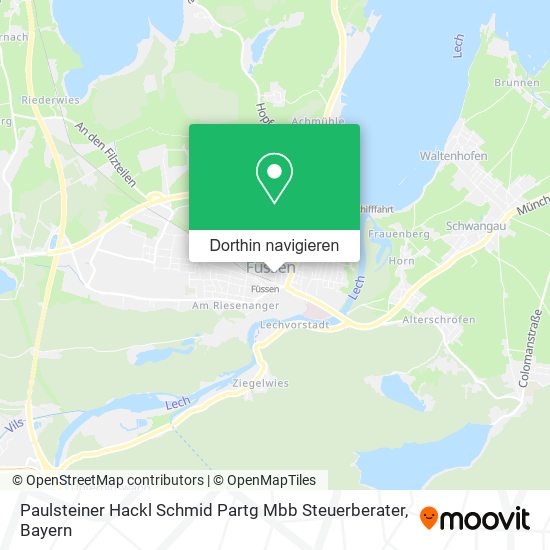 Paulsteiner Hackl Schmid Partg Mbb Steuerberater Karte