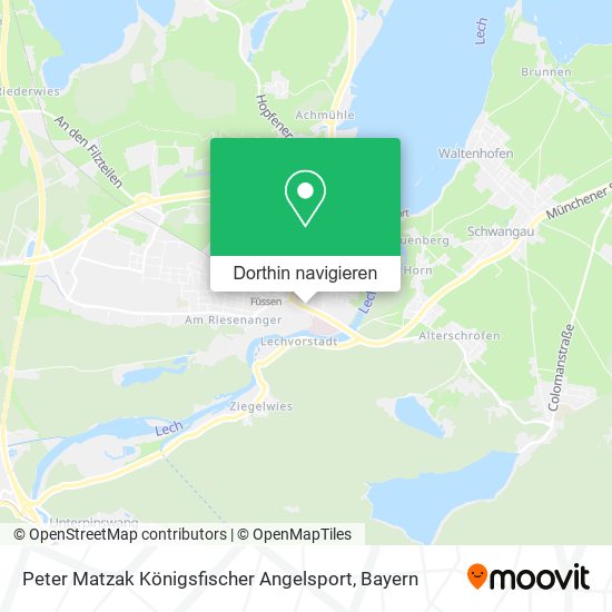 Peter Matzak Königsfischer Angelsport Karte
