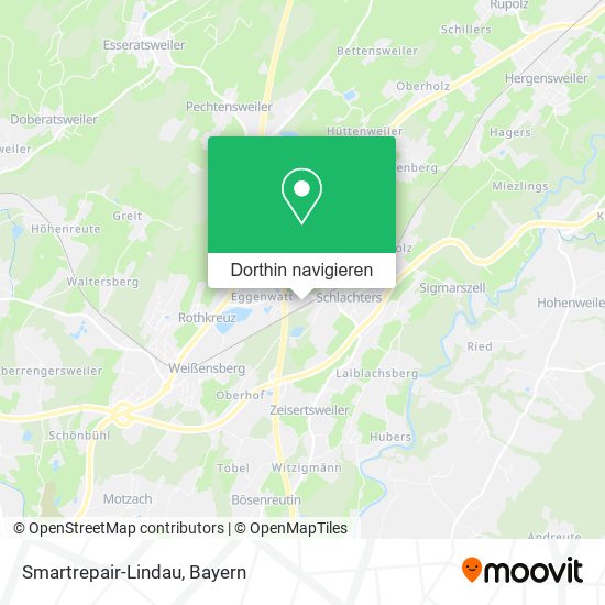 Smartrepair-Lindau Karte