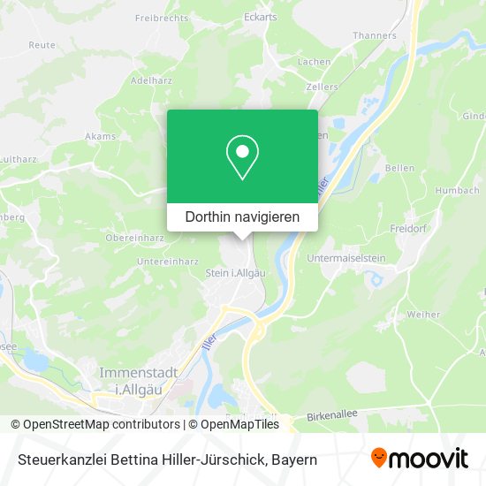 Steuerkanzlei Bettina Hiller-Jürschick Karte