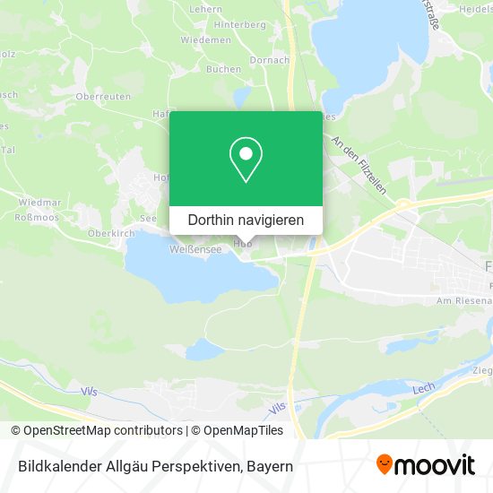 Bildkalender Allgäu Perspektiven Karte