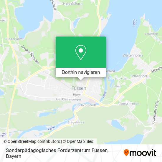 Sonderpädagogisches Förderzentrum Füssen Karte