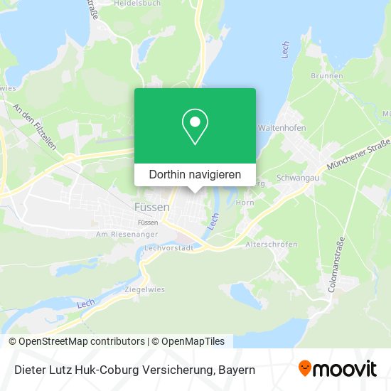 Dieter Lutz Huk-Coburg Versicherung Karte