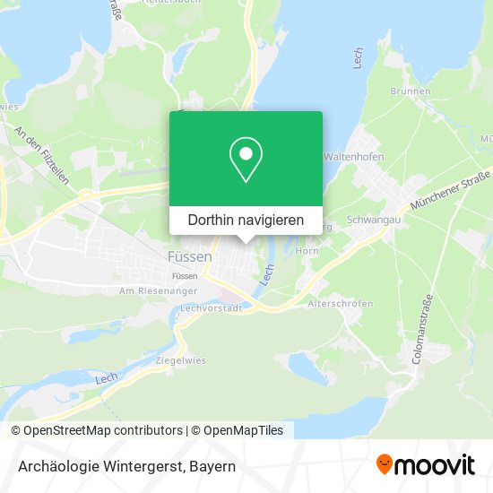 Archäologie Wintergerst Karte