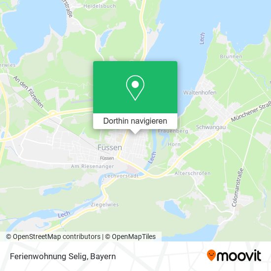 Ferienwohnung Selig Karte