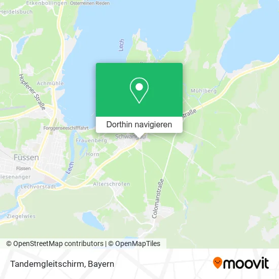 Tandemgleitschirm Karte