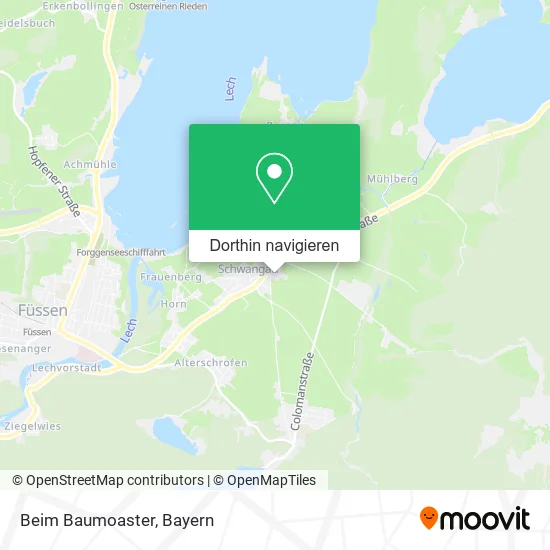 Beim Baumoaster Karte