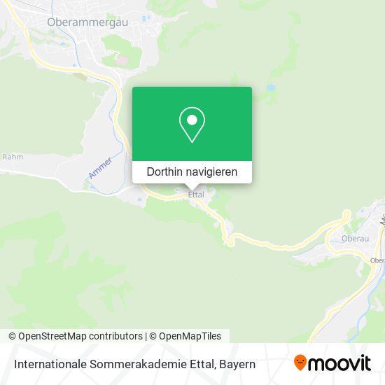 Internationale Sommerakademie Ettal Karte
