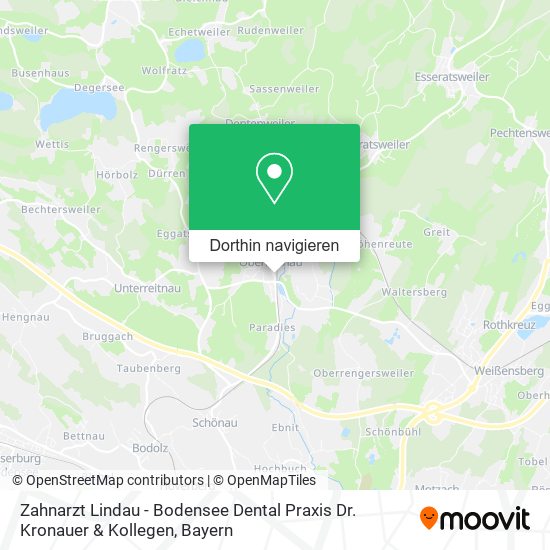 Zahnarzt Lindau - Bodensee Dental Praxis Dr. Kronauer & Kollegen Karte