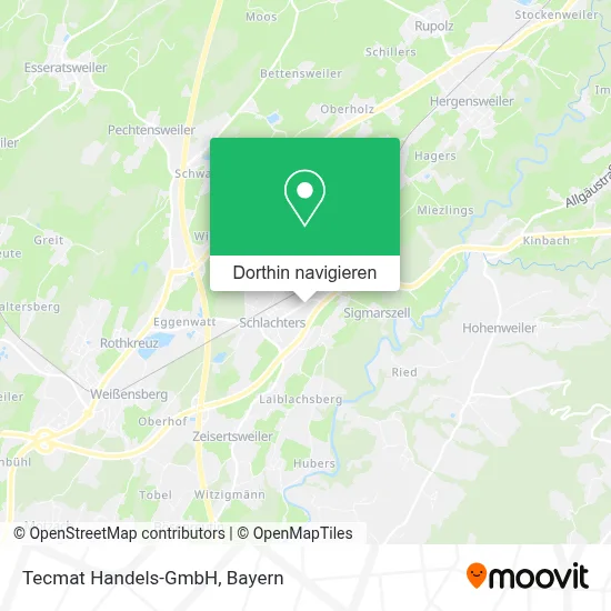 Tecmat Handels-GmbH Karte