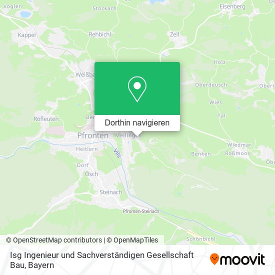 Isg Ingenieur und Sachverständigen Gesellschaft Bau Karte