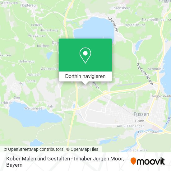 Kober Malen und Gestalten - Inhaber Jürgen Moor Karte