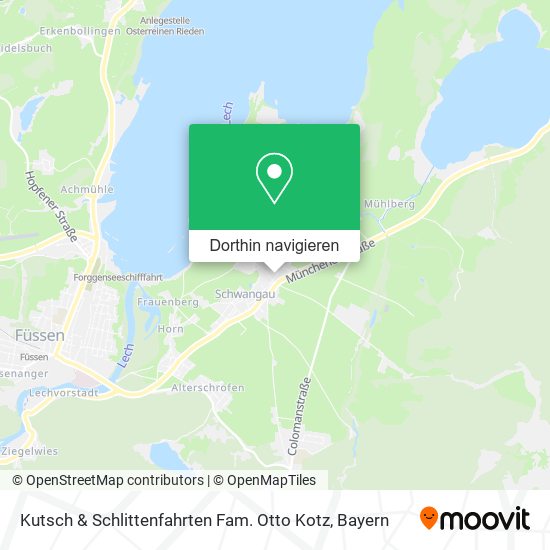 Kutsch & Schlittenfahrten Fam. Otto Kotz Karte