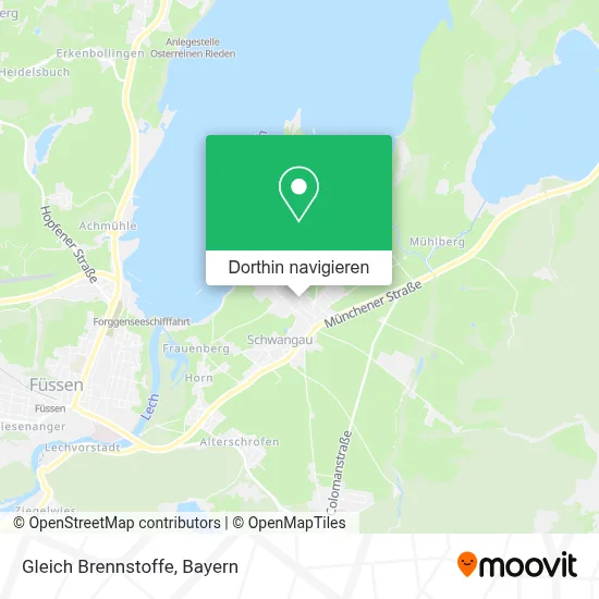 Gleich Brennstoffe Karte