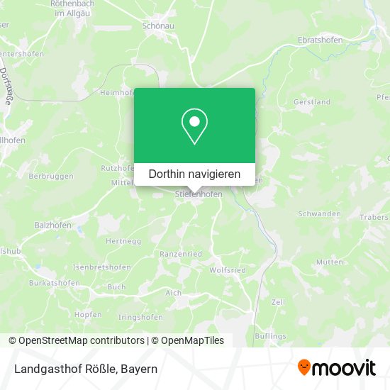 Landgasthof Rößle Karte