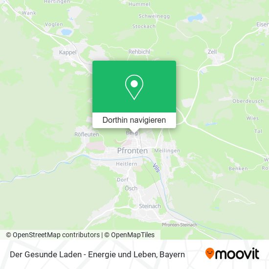 Der Gesunde Laden - Energie und Leben Karte