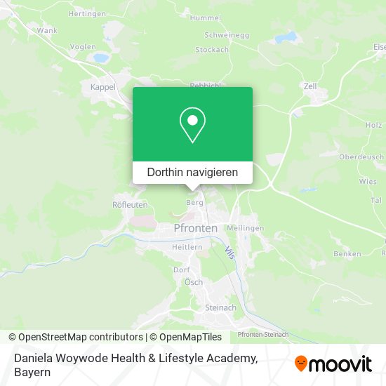 Daniela Woywode Health & Lifestyle Academy Karte