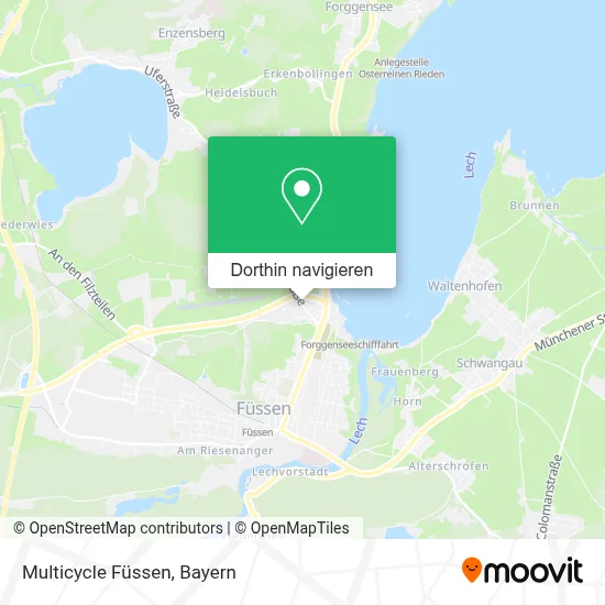 Multicycle Füssen Karte