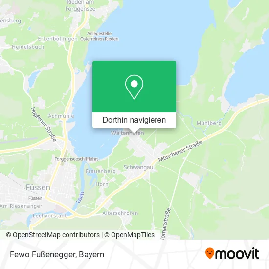 Fewo Fußenegger Karte