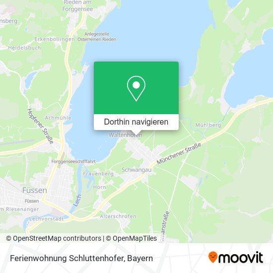 Ferienwohnung Schluttenhofer Karte