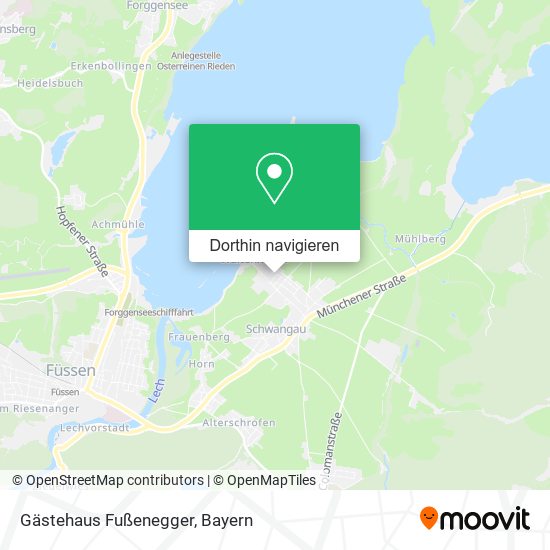 Gästehaus Fußenegger Karte