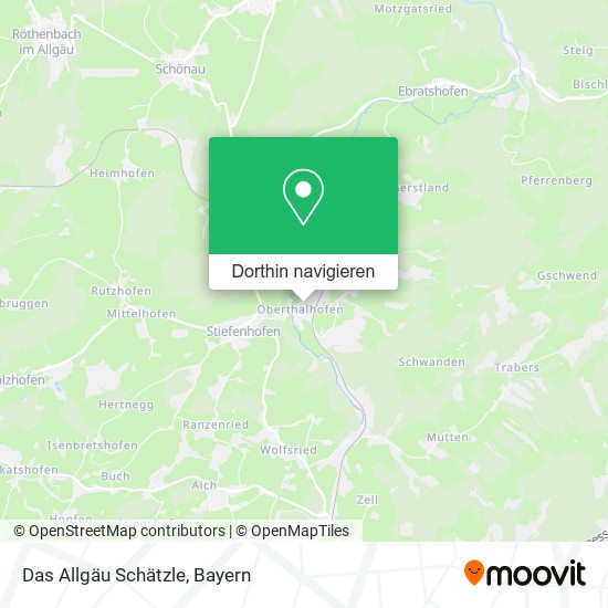 Das Allgäu Schätzle Karte