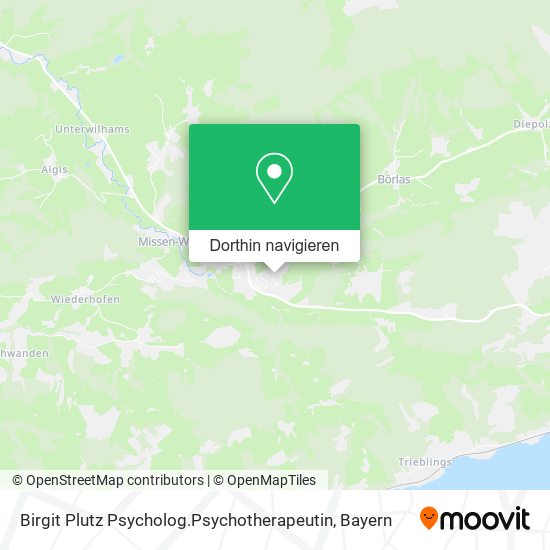 Birgit Plutz Psycholog.Psychotherapeutin Karte