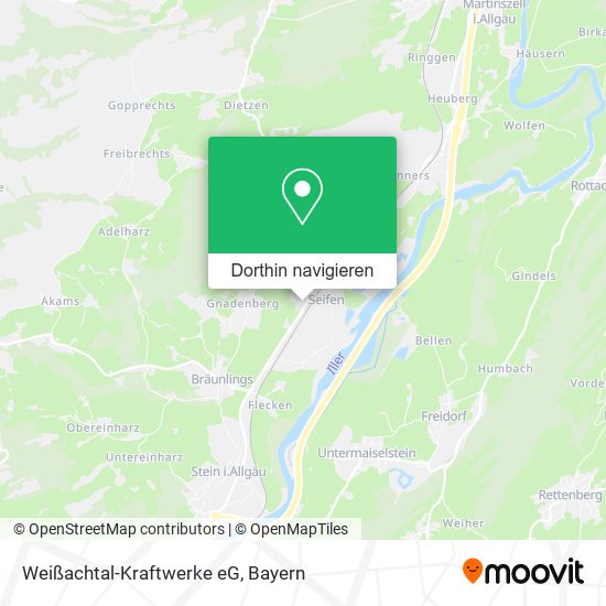 Weißachtal-Kraftwerke eG Karte
