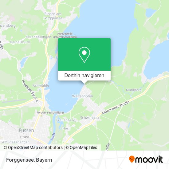 Forggensee Karte