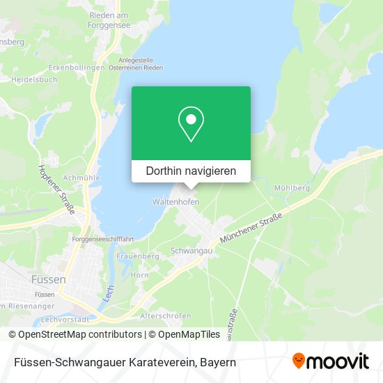 Füssen-Schwangauer Karateverein Karte