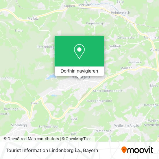Tourist Information Lindenberg i.a. Karte