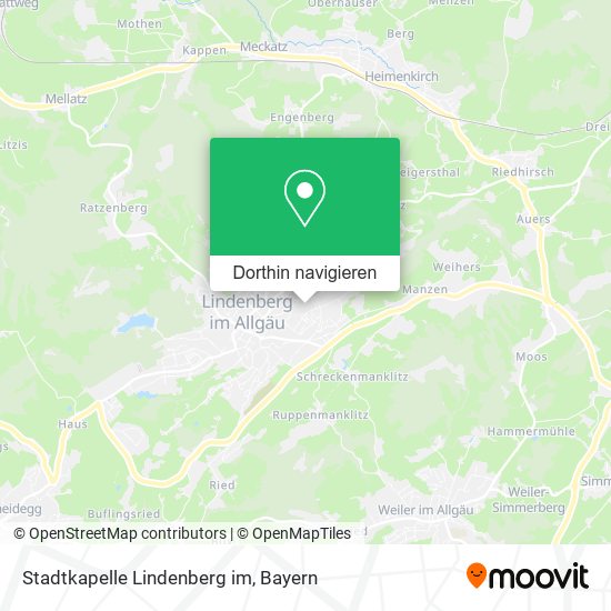 Stadtkapelle Lindenberg im Karte