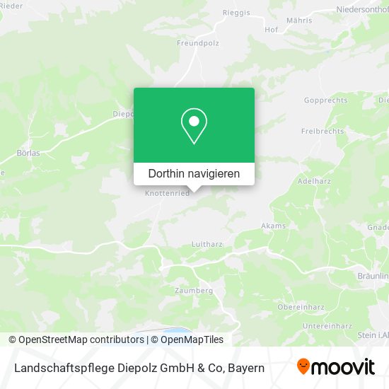 Landschaftspflege Diepolz GmbH & Co Karte