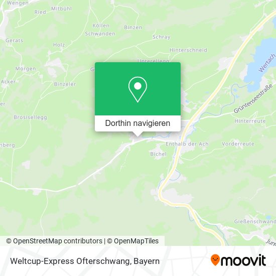 Weltcup-Express Ofterschwang Karte