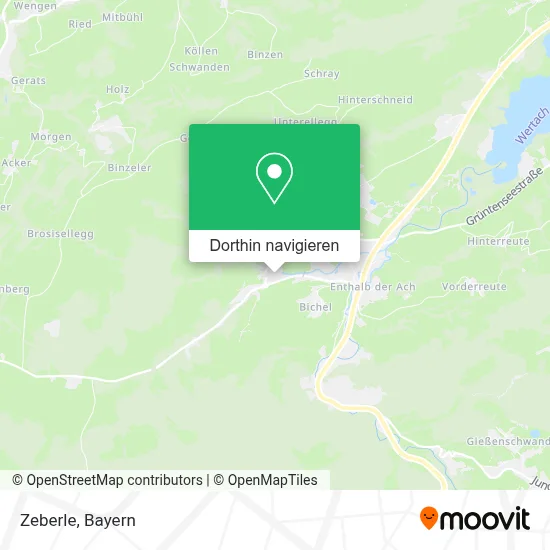 Zeberle Karte