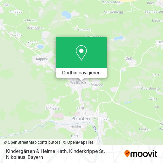 Kindergärten & Heime Kath. Kinderkrippe St. Nikolaus Karte