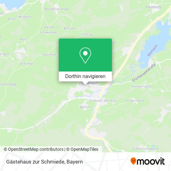 Gästehaus zur Schmiede Karte