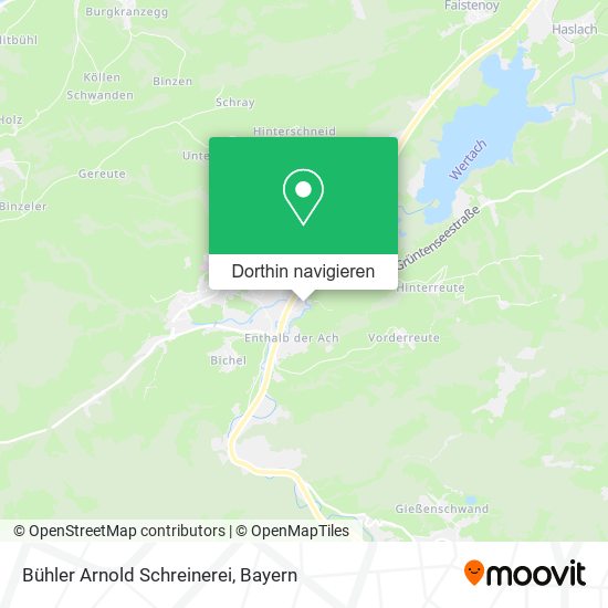 Bühler Arnold Schreinerei Karte