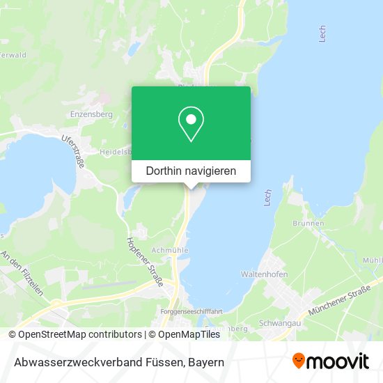 Abwasserzweckverband Füssen Karte