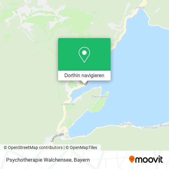 Psychotherapie Walchensee Karte